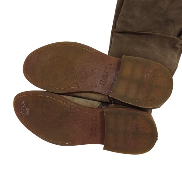 Born Tan Over the Knee Boots - Picture 4 of 14